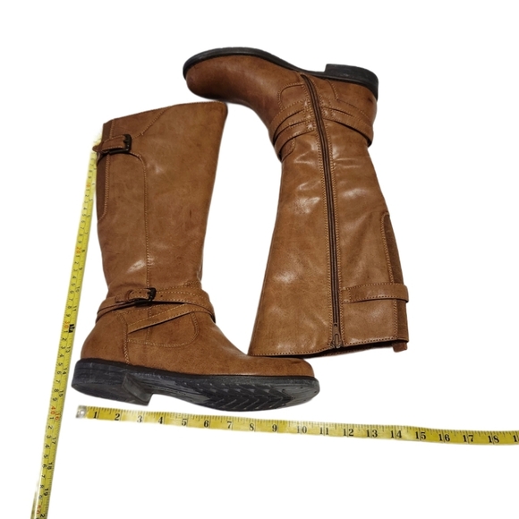 Baretraps Corrie Riding Boots Brush Brown Women's Size 8 Zipper Closure - Picture 5 of 16